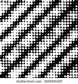 Grunge halftone black and white dots texture background. Spotted vector Abstract Texture
