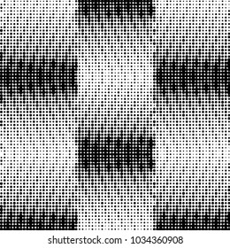 Grunge halftone black and white dots texture background. Spotted vector Abstract Texture

