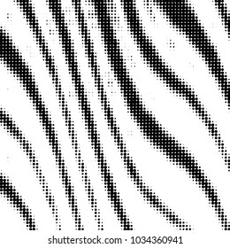 Grunge halftone black and white dots texture background. Spotted vector Abstract Texture
