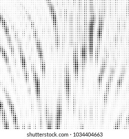 Grunge halftone black and white dots texture background. Spotted vector Abstract Texture
