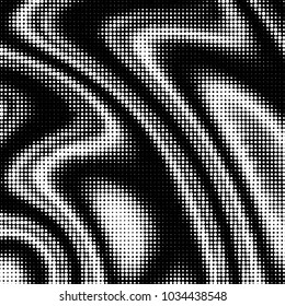 Grunge halftone black and white dots texture background. Spotted vector Abstract Texture
