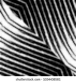 Grunge halftone black and white dots texture background. Spotted vector Abstract Texture
