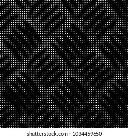Grunge halftone black and white dots texture background. Spotted vector Abstract Texture
