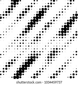 Grunge halftone black and white dots texture background. Spotted vector Abstract Texture
