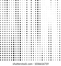 Grunge halftone black and white dots texture background. Spotted vector Abstract Texture
