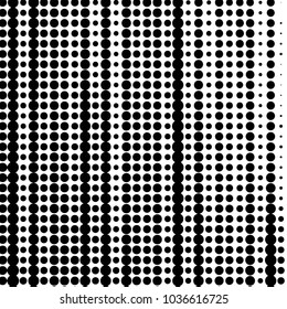 Grunge halftone black and white dots texture background. Spotted vector Abstract Texture
