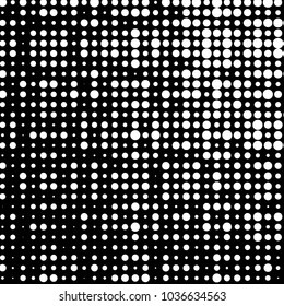 Grunge halftone black and white dots texture background. Spotted vector Abstract Texture
