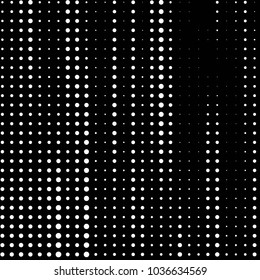 Grunge halftone black and white dots texture background. Spotted vector Abstract Texture
