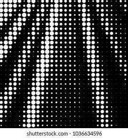 Grunge halftone black and white dots texture background. Spotted vector Abstract Texture
