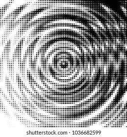 Grunge halftone black and white dots texture background. Spotted vector Abstract Texture
