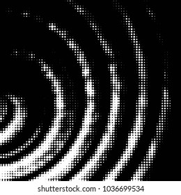 Grunge halftone black and white dots texture background. Spotted vector Abstract Texture
