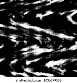 Grunge halftone black and white dots texture background. Spotted vector Abstract Texture
