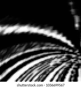 Grunge halftone black and white dots texture background. Spotted vector Abstract Texture
