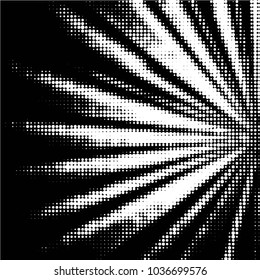 Grunge halftone black and white dots texture background. Spotted vector Abstract Texture
