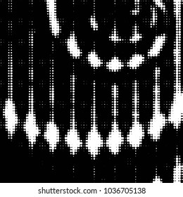 Grunge halftone black and white dots texture background. Spotted vector Abstract Texture
