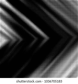 Grunge halftone black and white dots texture background. Spotted vector Abstract Texture
