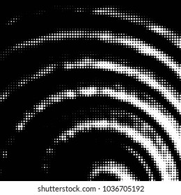 Grunge halftone black and white dots texture background. Spotted vector Abstract Texture
