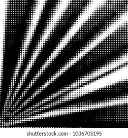 Grunge halftone black and white dots texture background. Spotted vector Abstract Texture
