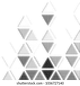 Grunge halftone black and white dots texture background. Spotted vector Abstract Texture
