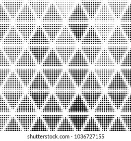 Grunge halftone black and white dots texture background. Spotted vector Abstract Texture
