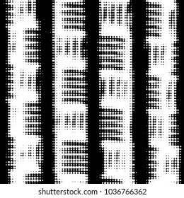 Grunge halftone black and white dots texture background. Spotted vector Abstract Texture
