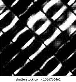 Grunge halftone black and white dots texture background. Spotted vector Abstract Texture
