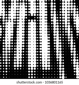 Grunge halftone black and white dots texture background. Spotted vector Abstract Texture
