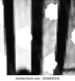 Grunge halftone black and white dots texture background. Spotted vector Abstract Texture
