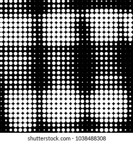 Grunge halftone black and white dots texture background. Spotted vector Abstract Texture
