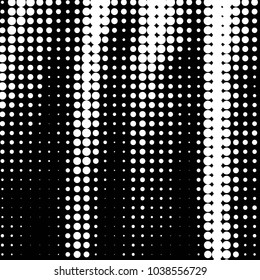 Grunge halftone black and white dots texture background. Spotted vector Abstract Texture
