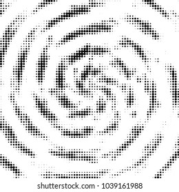 Grunge halftone black and white dots texture background. Spotted vector Abstract Texture
