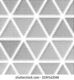 Grunge halftone black and white dots texture background. Spotted vector Abstract Texture
