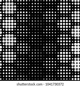 Grunge halftone black and white dots texture background. Spotted vector Abstract Texture
