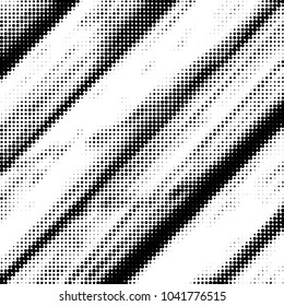 Grunge halftone black and white dots texture background. Spotted vector Abstract Texture
