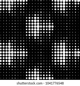 Grunge halftone black and white dots texture background. Spotted vector Abstract Texture
