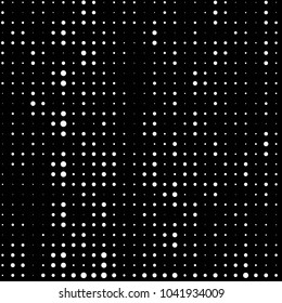 Grunge halftone black and white dots texture background. Spotted vector Abstract Texture
