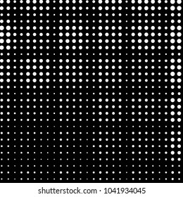 Grunge halftone black and white dots texture background. Spotted vector Abstract Texture
