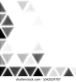 Grunge halftone black and white dots texture background. Spotted vector Abstract Texture
