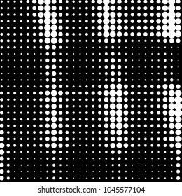 Grunge halftone black and white dots texture background. Spotted vector Abstract Texture
