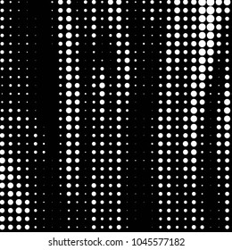 Grunge halftone black and white dots texture background. Spotted vector Abstract Texture
