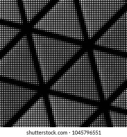 Grunge halftone black and white dots texture background. Spotted vector Abstract Texture
