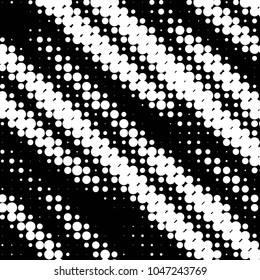 Grunge halftone black and white dots texture background. Spotted vector Abstract Texture

