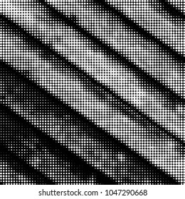 Grunge halftone black and white dots texture background. Spotted vector Abstract Texture
