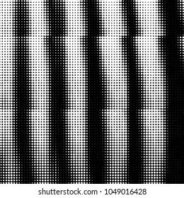 Grunge halftone black and white dots texture background. Spotted vector Abstract Texture
