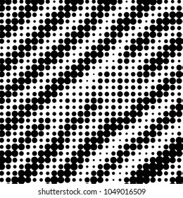 Grunge halftone black and white dots texture background. Spotted vector Abstract Texture
