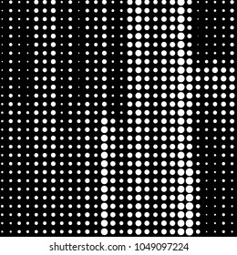 Grunge halftone black and white dots texture background. Spotted vector Abstract Texture
