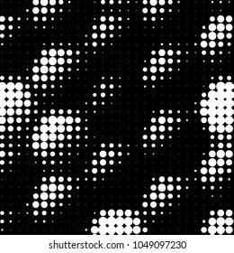 Grunge halftone black and white dots texture background. Spotted vector Abstract Texture
