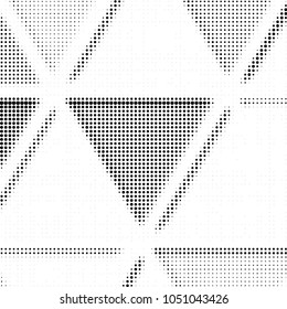 Grunge halftone black and white dots texture background. Spotted vector Abstract Texture
