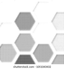 Grunge halftone black and white dots texture background. Spotted vector Abstract Texture
