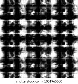 Grunge halftone black and white dots texture background. Spotted vector Abstract Texture
